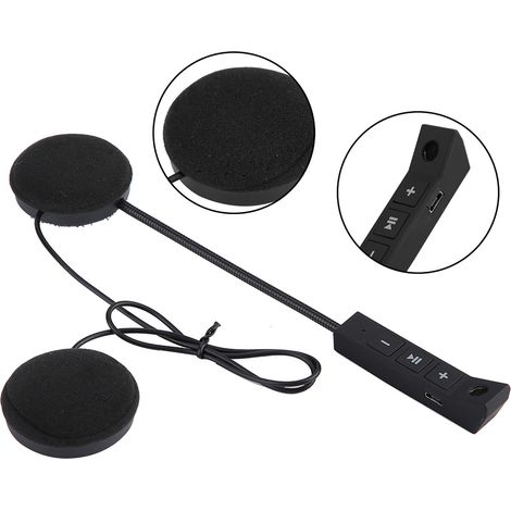 2-teiliges Bluetooth-Motorradhelm-Intercom-Set, Kopfhörer mit Mikrofon, Freisprechfunktion, Hi-Fi-Sound für Motorradhelme (1/5)