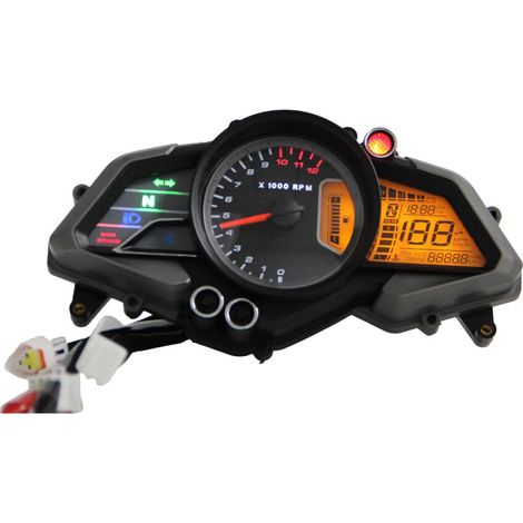Tachimetro digitale, contachilometri, contachilometri, quadro strumenti, schermo LCD per motociclette Bajaj 200NS