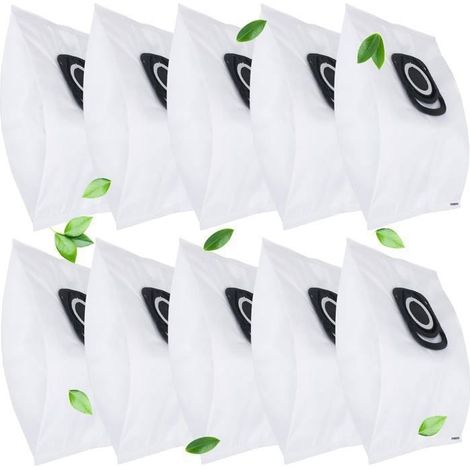 10 pcs sacs à poussière pour aspirateurs Rowenta Hygiene + Silence Force, Compact Power et X-Trem Power (+ZR200520 ZR200720) (1/4)