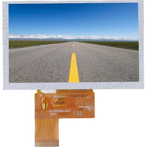 Écran 5 pouces, écran LCD HD IPS multifonctionnel à vision panoramique avec interface RGB, résolution 800 x 480 pixels