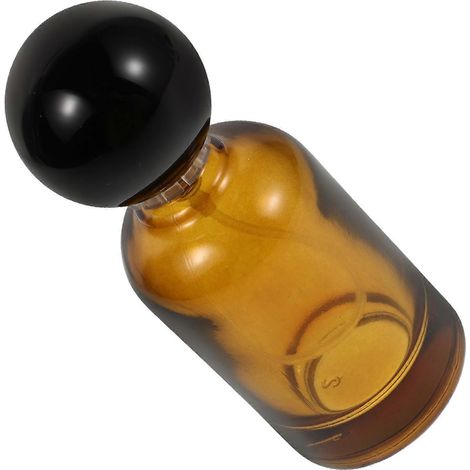 Flacon vaporisateur en verre ambré pour huiles essentielles, 30 ml, rechargeable et portable (1/5)