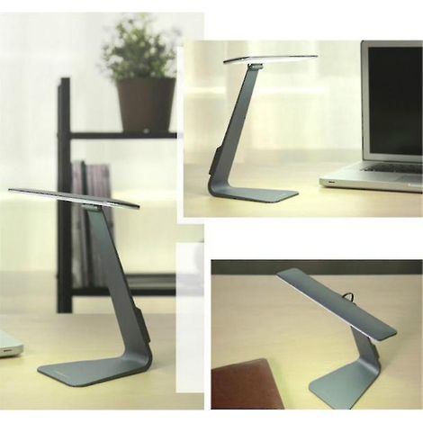 Lampe de bureau LED FX016, 800 mAh. Argent (gris) (1/4)