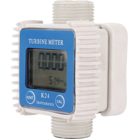 Indicateur de débitmètre électronique numérique LCD professionnel pour diesel, essence, huile et méthanol (1/5)