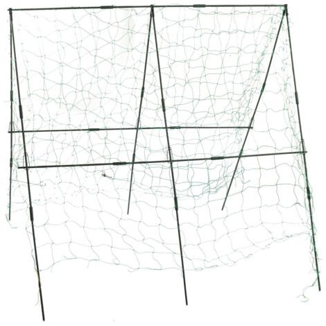 Pair Ensemble de Treillis pour Plantes Escaladantes Démontable 1.8x2.7m Support de Croissance Idéal pour Jardin et Légumes-