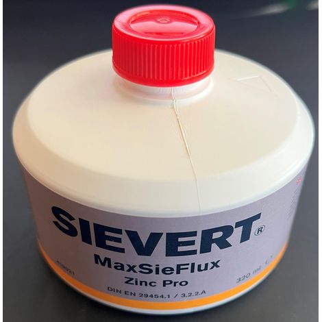 Acqua saldante MaxSieFlux Zink Pro 320ml per rame zincato pre-ossidato