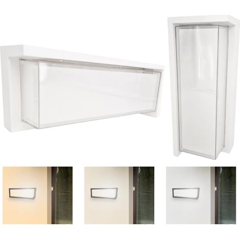 Applique Led Rettangolare 24w con Luce Regolabile Bianco