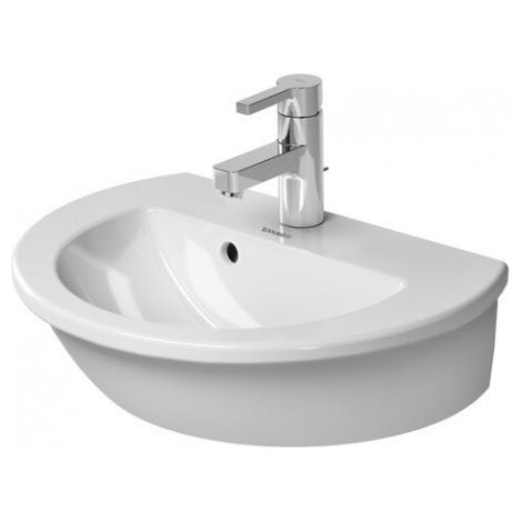 Lavabo DU Darling New 470 mm avec trop-plein, bonde à main, 1 bonde, blanc WonderGliss