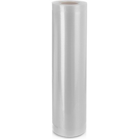 Feuille d'aluminium pour machine sous vide, manchon moleté pour emballage 300 x 20 cm (1/4)