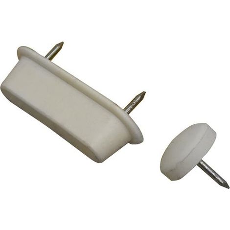 Gommino Paracolpo per Sedile Wc 2 Chiodi Bianco art. 821 (1/2)