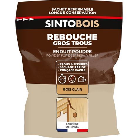 Rebouche bois enduit poudre 1kg SINTO
