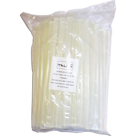 Talox Transluzenter Silikon-Heißkleberiegel, Beutel 1 kg, 11 x 200 mm