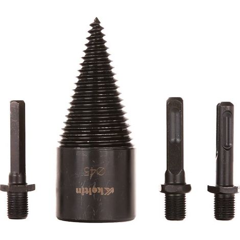 Trapano - trivella per spaccare la legna 45mm + set di adattatori 3 pz (20) (1/3)