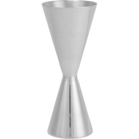 30–45 ml Messbecher aus hochglanzpoliertem Edelstahl 304, japanischer Doppelauslauf-Messbecher, Messglas mit Unzen-Skala für Bar und Cocktails (1/5)