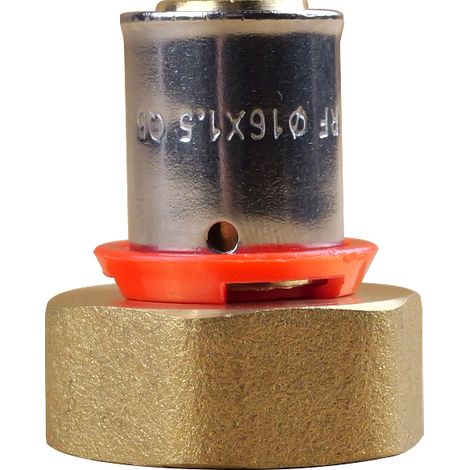 Raccord PER à sertir femelle écrou fixe 3/4" (20/27) Tube Ø16 - IBP Bänninger (1/4)