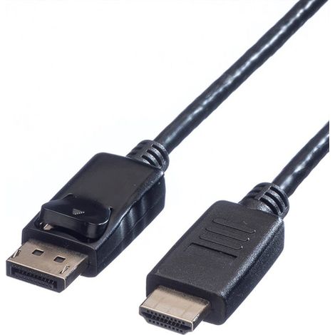 Value 11.99.5779 adaptador de cable de vídeo 1,5 m DisplayPort Negro