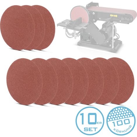 STAHLWERK Schleifscheiben 10er Set 150 mm mit K100 Körnung Schleifpads (1/5)