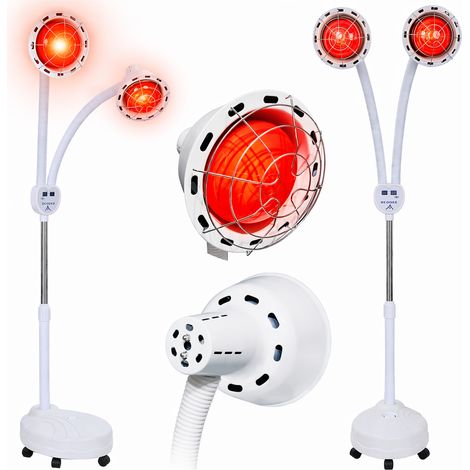 Lámpara terapéutica cosmética Sollux con soporte, doble infrarrojo Solux (1/5)