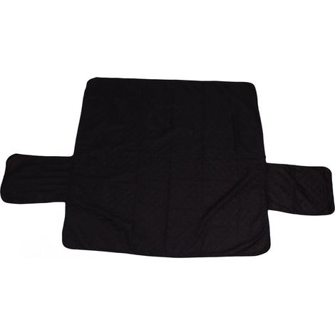 Housse de canapé inclinable imperméable en tissu lavable anti-rayures canapé inclinable pour chiens chats animaux de compagnie noir 3 places 170x270 cm