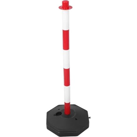 Colonne de Circulation en Plastique avec Remplissage d'eau, Poteau de Sécurité Résistant aux Chocs pour Parking, Visibilité Améliorée et Contrôle D'accès des Véhicules (1/5)