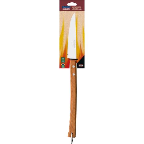Couteau 20cm Tramontina Churrasco inox et bois (1/2)