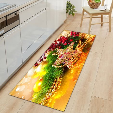 Chaussettes De Noël - Tapis De Sol De Noël 60 X 90 Cm - Décoration Intérieure Et Extérieure - Tapis D'entrée Anti-dérapant - 1 Pièce (1/5)