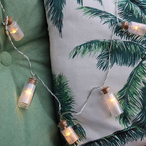 Guirlande little vintage holo à piles - LED Blanc chaud -  chromex (1/2)