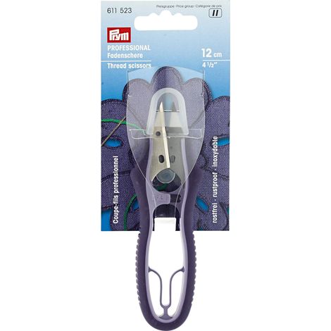 Prym Forbici filo professionale 4 1/2''' 12 cm, acciaio inox, viola (1/2)