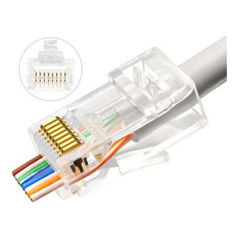 Lanview LVN125306 conector RJ45 Transparente