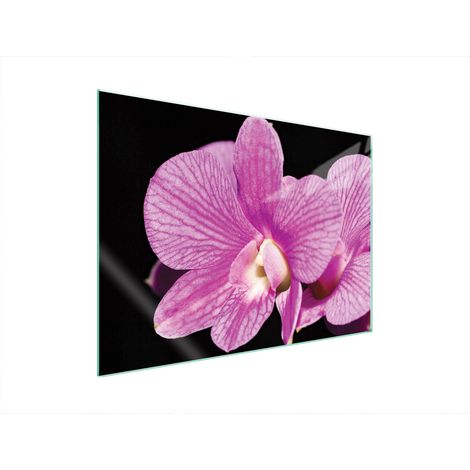 PIASTRA PROTETTIVA IN VETRO PER STUFA 70x52 ORCHIDEA (1/5)