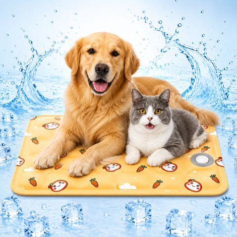 Tappetino rinfrescante per cani - Tappetino rinfrescante per gatti - 40x50 cm - Tappetino a raffreddamento ad acqua - Tappetino rinfrescante per animali domestici - Tappetino rinfrescante - Tappetino