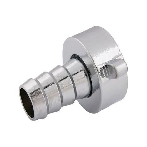 JS MS-SCHLAUCHVERSCHRAUBUNG,2-TLG FLACHDICHTEND,3/8"x1/2",CHROM