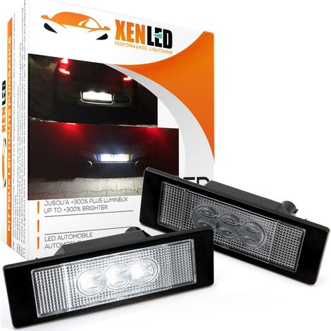 2x Éclairages plaque LED BMW E81 E87 F20 E63 E64 F12 E85 E86 E89 / Mini / Fiat - Plaque d'immatriculation LED (1/5)