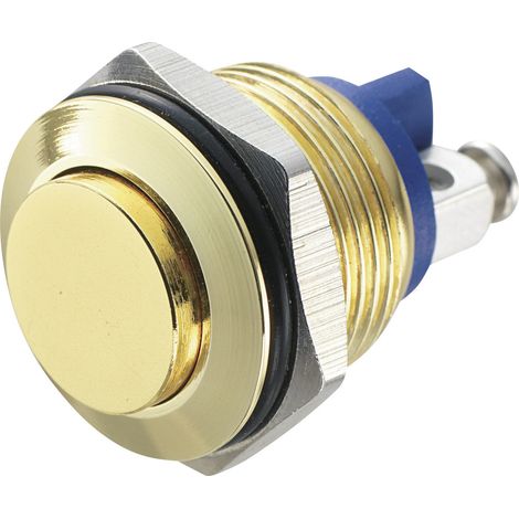 TRU COMPONENTS 701282 GQ 16H-G Vandalismusgeschützter Drucktaster 48 V/DC 2 A 1 x Aus/(Ein) tastend (1/3)