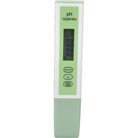 Testeur de pH Bluetooth Multifonction pour Aquarium - Détecteur de Température et Humidité Précis - Modèle BLE-PH01 - Livré sans Piles ni Kit de Test en Poudre - Emballage OPP sur Demande- (1/5)