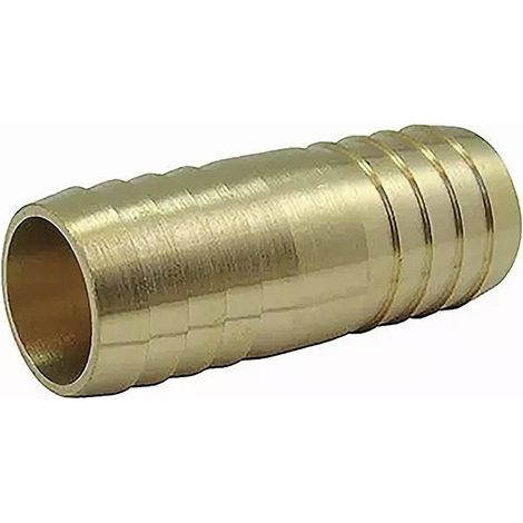 Jonction Tubulaire Cannelée Laiton PN10 - Raccord Arrosage Tuyau Souple 40mm (1/2)