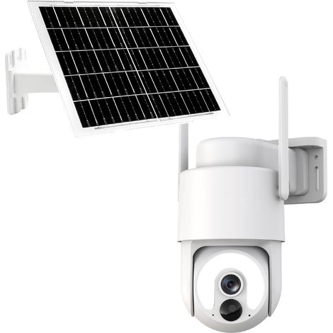 Caméra IP Solaire PTZ Extérieure Ultra HD 3K+ 6MP WiFi 6 (1/5)