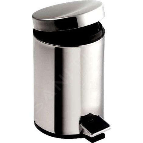 Aqualine Simple Line - Poubelle 20 L, inox poli 27120 (1/5)