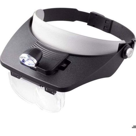 Loupe Frontale LED - Grossissement 1.2x 1.8x 2.5x 3.5x - Pour Mécanique Précision Électronique Bijouterie - 111 g (1/5)