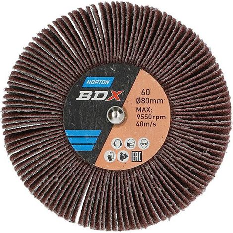 Disco de láminas en varilla R207Plus 80x50x6 P60 (Pack de 10)