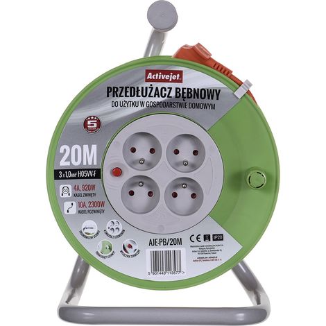 Activejet PB/20m Verlängerungskabeltrommel (1/5)