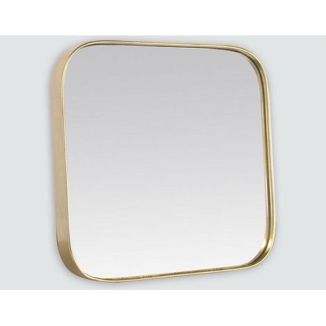 Miroir carré aux bords fins 30x30cm (1/2)