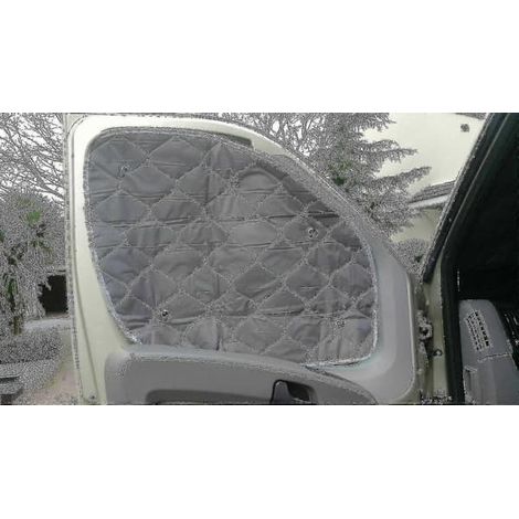 Solskydd Invändiga Termiska Persienner Fönstersolskydd Solskydd 7-lagersskydd Compatible avec Fiat Ducato 2006-2022 Peugeot Boxer/Citroen Relay - ZC...