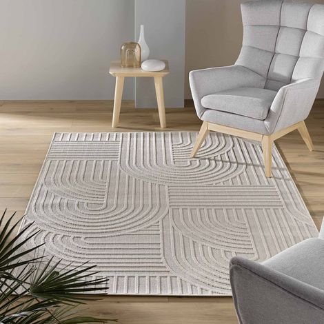 Tapis rectangulaire pour le salon, motif tissé, EZIO. (1/5)