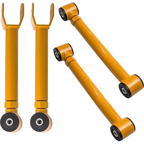 Brazo de control ajustable, acero al carbono de alta resistencia, 62 cm de largo, 19 cm de ancho, 14 cm de alto, paquete de 4 (1/5)