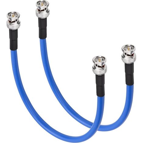 Câble SDI BNC 30cm 3G 6G 12G 75 ohms Cordon BNC Mâle à Mâle RG6 pour Vidéo DVR Caméras de Surveillance CCTV (1/5)