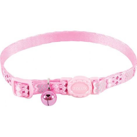 Collare per gatti ZOLUX - Rosa - Nylon - Regolabile - 520025ROS (1/2)