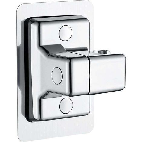 Support Pommeau de Douche, 360° Réglable Support Douche, ABS Plastique Accroche Pommeau de Douche Support Pommeau de Douche sans Percage, Adhésif Fort Porte Pommeau de Douche Support Douche Arg