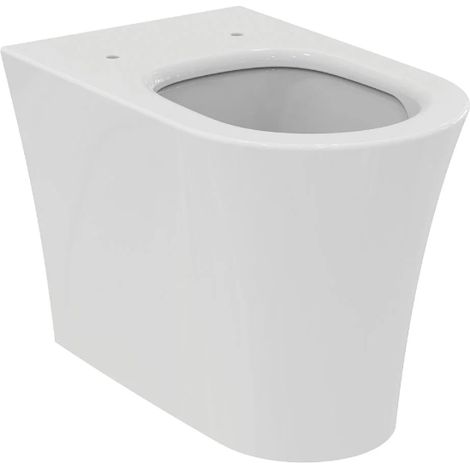Universale bodenbündige Acquablade-Vase aus glänzender weißer Keramik – Ideal Standard La Dolce Vita - Mit toilettensitze soft