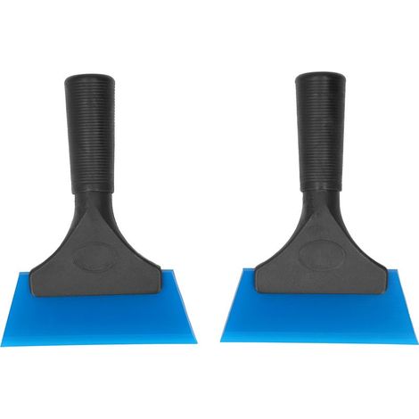 2 raclettes à glace et à neige pour vitres de voiture, avec poignée antidérapante, outil de nettoyage du verre (1/5)