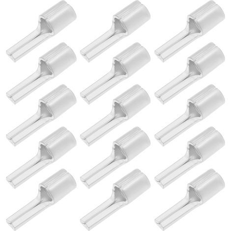 25 Stück verzinnte, blanke Nadelverbinder aus reinem Kupfer, unisolierte Flachstiftklemmen für 16 mm² Kupferrohre (1/5)